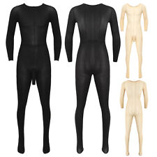 Ganzkörperstrumpfhose Herren Body Stocking Nylon Ganzkörper Strumpfhose Overall