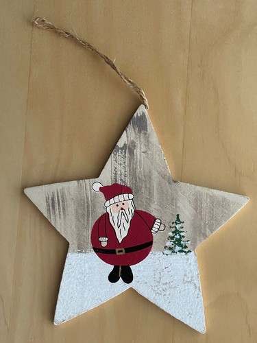 Holz stern mit - holz, nikolaus