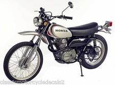HONDA XL250 XL350 MOTOSPORT RESTAURATION AUFKLEBER SET