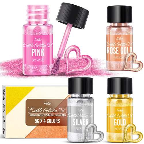 Essbarer glitzer set für - essbarer,