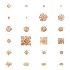 Holz Rosetten Ornament