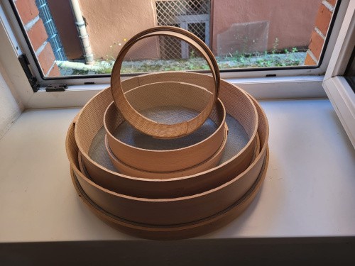 Küchen mehl feinsieb rund - feinsieb,
