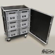 Case für Eurokiste Eurobox Eurobehälter Flightcase Auerbox Stapelbehälter