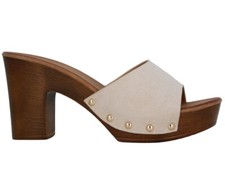 Damen clogs aus wildleder - damen-clogs, mit