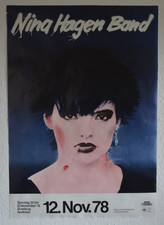 Nina Hagen Poster - Original, gerollt, erstklassiger Zustand