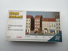 Schmidt Modellbau B-1005 H0 Stadthaus mit Geschäft Neu OVP