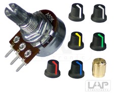 Potentiometer | Mono | Pins | linear | logarithmisch | 1K-500K Rotary Taper Poti