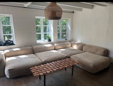 Vetsak Sofa 10 teilig Cord Sand gebraucht NP 8400,- ecksofa