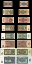 Orig ddr banknoten satz 50 - satz,