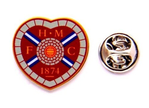 Heart midlothian pin - midlothian,
