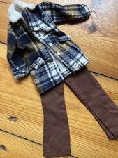 Barbie Ken Kleidung Outfit 70er Vintage Winterjacke