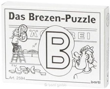 Mini - Puzzle "Das Brezen-Puzzle" Knobelspiel Geduldsspiel Bartl 