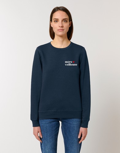 Damen sweatshirt marineblau - sweatshirt.,