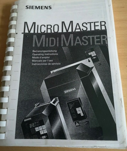 Siemens micromaster midimaster - siemens, micromaster-midimaster
