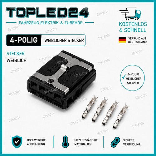 Stecker polig reparatur - 4-polig,
