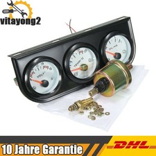 Auto Messgerät Voltmeter Gauge Wassertemperaturanzeige Öldruckmesser mit Sensor