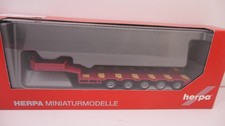 Herpa 1:87 - Goldhofer 5-achs Tieflade-Auflieger - rubinrot - 076388-009