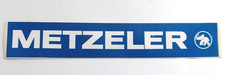 Werbe-Aufkleber Metzeler Logo 28,5x4,5 cm Elefant Motorrad Reifen Motorsport 80s