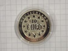 Münze, Medaille, 10 Euro, Deutschland, Europa auf dem Stier 1997 in Münzkapsel