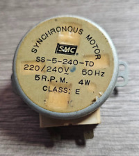 Synchronous Motor SMC S2-5-240-TD.  220/240V.  50Hz.  4W.  5RPM. Class: E