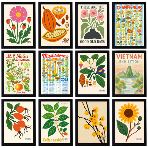 Vintage floral botanical - vintage, &