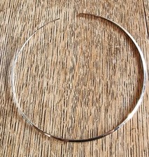 Offener Halsreif / Spange 925ér Silber D ca. 13 cm Exklusiver Schmuck TOP