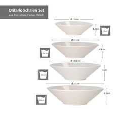 Ritzenhoff Ontario 4er Schalen