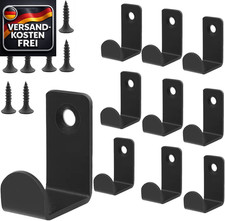 Garderobenhaken schwarz