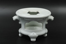 Hutschenreuther Maria Theresia weiß Stövchen Teewärmer aus Porzellan Ø 12,5 cm