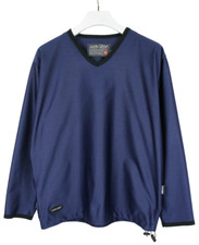 Galvin Green Sweatshirt Herren Groß Blau V-Neck Reißverschlusstasche Windfest