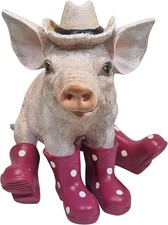 Schwein mit Hut brombeer