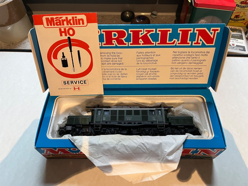 Märklin lok 3022 grün - e-lok,