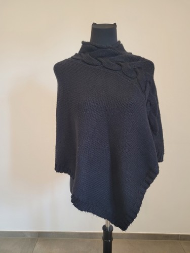 Damen poncho comma schwarz - damen,