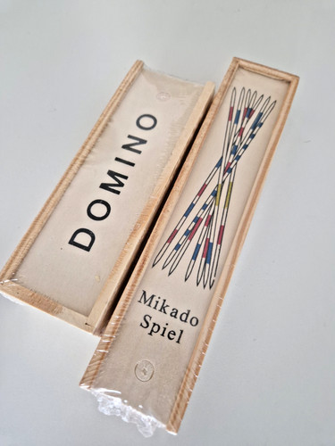 Domino mikado in - -, holzbox