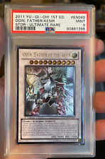 Yu-Gi-Oh! Odin, Father of the Aesir (Ultimate Rare) English Version - PSA 9