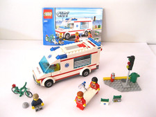 Lego City 4431 Krankenwagen Ambulanz Arzt Set + BA mit Fahrrad vollständig