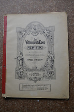 Das Wohltemperierte Klavier Bach Czerny Noten 1906