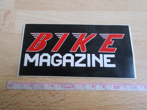 Bike magazine aufkleber - bike,