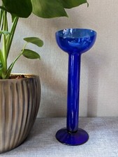Vintage Hyazinthen Glas Vase