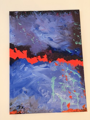 Original acryl bild leinwand - bild,