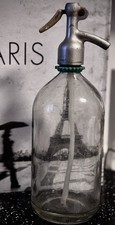 Alte sodaflasche Siphonflasche Seltzer Vintage Glas Soda Syphon Bottle selten