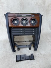 Mercedes Benz W201 190E Mittelkonsole Holz Zebrano Leder Blau