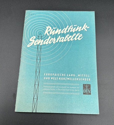 Rundfunk sendertabelle ddr - rundfunk,