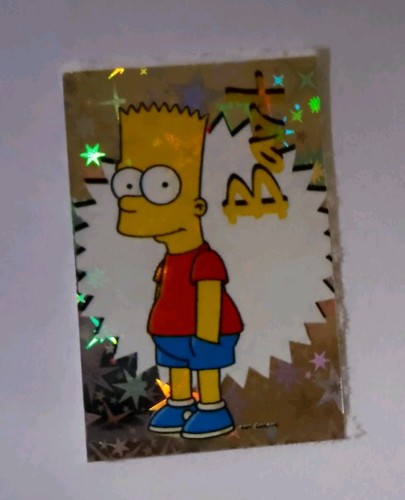 Bart simpson 5x2 3cm - bart, glitzer
