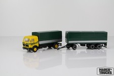 Herpa MB NG Planenhängerzug "Schmid Transport AG Wettingen" Eigenbau /H7654