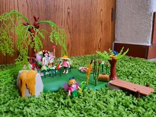 Playmobil Set Feenkönigin Im Blumengarten 4198 4198 Rosengarten Elfen 3 Figuren