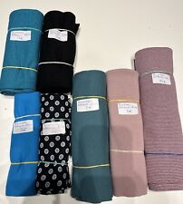 Paket Bündchen - Verschiedene Farben/Muster -Bündchenstoff Meterware