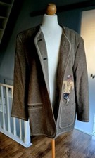 Julius Lang Damen Janker Original Tiroler Loden Gr. 42  Trachtenjacke Grün