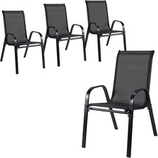 4er Gartenstuhl Set