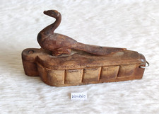 19c Antik Primitive Pfau